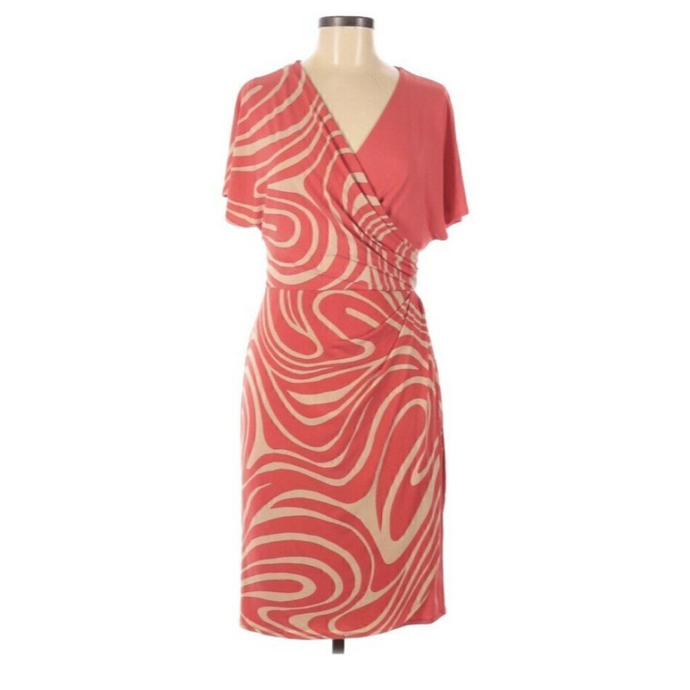 Morgan McFeeters 8 Women’s Orange Coral Pink‎ Dress